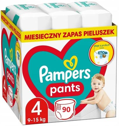 Pampers Pants rozmiar 4 9-15 kg 90 szt.