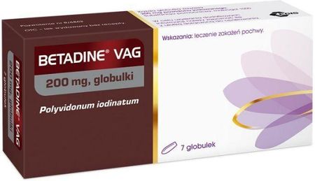 Betadine VAG globulki dopochwowe 200 mg 7 globulek