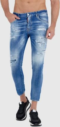 DSQUARED2 Niebieskie jeansy męskie skater jeans