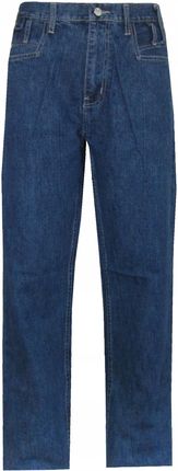 Spodnie Męskie Długie Proste Jeans Niebieskie 34
