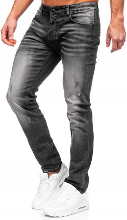 Spodnie Jeansowe Czarne MP0070N DENLEY_33/L