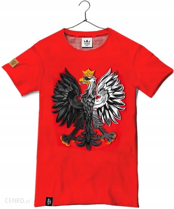 Koszulka Męska Orzeł Biały Polska Czerwona Roz L Ceny I Opinie Ceneopl