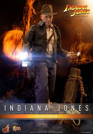 Hot Toys Indiana Jones Movie Masterpiece Action Figure 1/6 Indiana Jones (Deluxe Version) 30cm