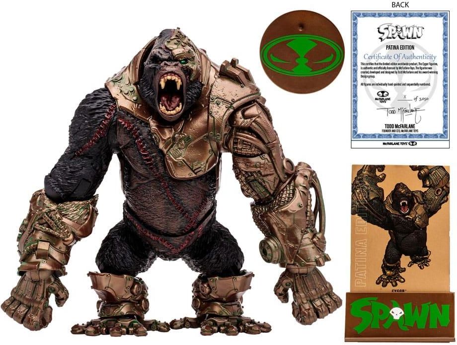 McFarlane Toys Spawn Megafig Action Figure Cygor Patina Edition (Gold ...