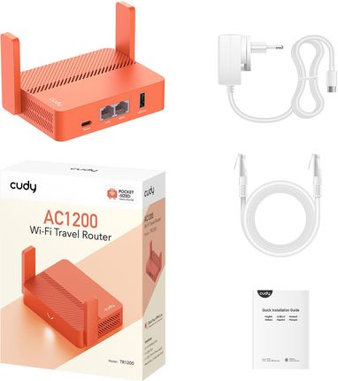 Cudy TR1200 Wi-Fi 5 AC1200 (13618397) - zdjęcie 3
