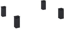 Zdjęcie Zestaw 4 nóg do szafki Roca Alpine czarny mat A817003485 - Pyskowice