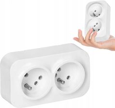 Zdjęcie Gniazdo podwójne naścienne uziemienie - Nowe Brzesko