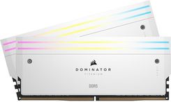 Pamięć RAM Corsair Dominator Titanium RGB, DDR5, 64 GB, 6000MHz, CL30 (CMP64GX5M2B6000C30W)