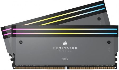 Corsair Dominator Titanium RGB, DDR5, 64 GB, 6000MHz, CL30 (CMP64GX5M2B6000Z30)