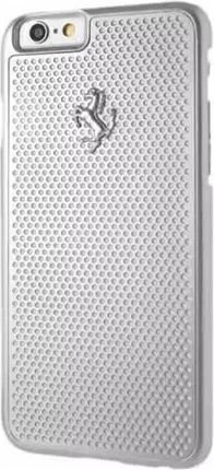 Ferrari Etui Na Telefon Hardcase Iphone 6 6S Perforated Aluminium Srebrny