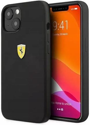 Ferrari Etui Na Telefon Iphone 13 Mini 5 4" Czarny Black Hardcase Silicone