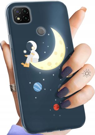 Hello Case Etui Do Xiaomi Redmi 9C Moon Księżyc Gwiazdy