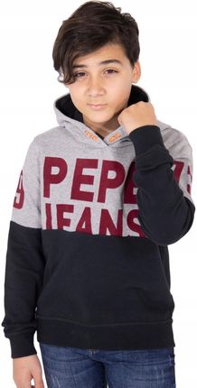 Bluza Pepe Jeans chłopięca z kapturem dresowa 152