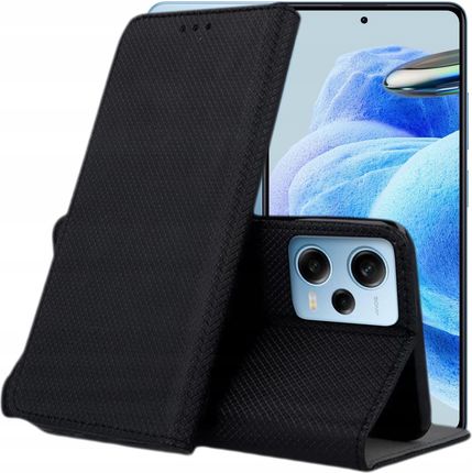 Hello Case Etui Z Klapką Do Xiaomi 12 Pro 12S Czarne Zamykane Magnetyczne Flip