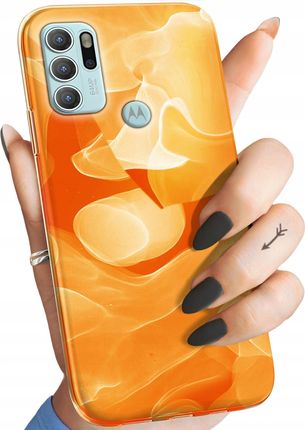 Hello Case Etui Do Motorola Moto G60S Pomarańczowe Pomarańcze Orange Obudowa