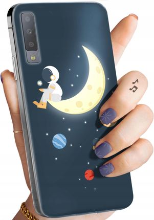 Hello Case Etui Do Samsung Galaxy A7 2018 Księżyc