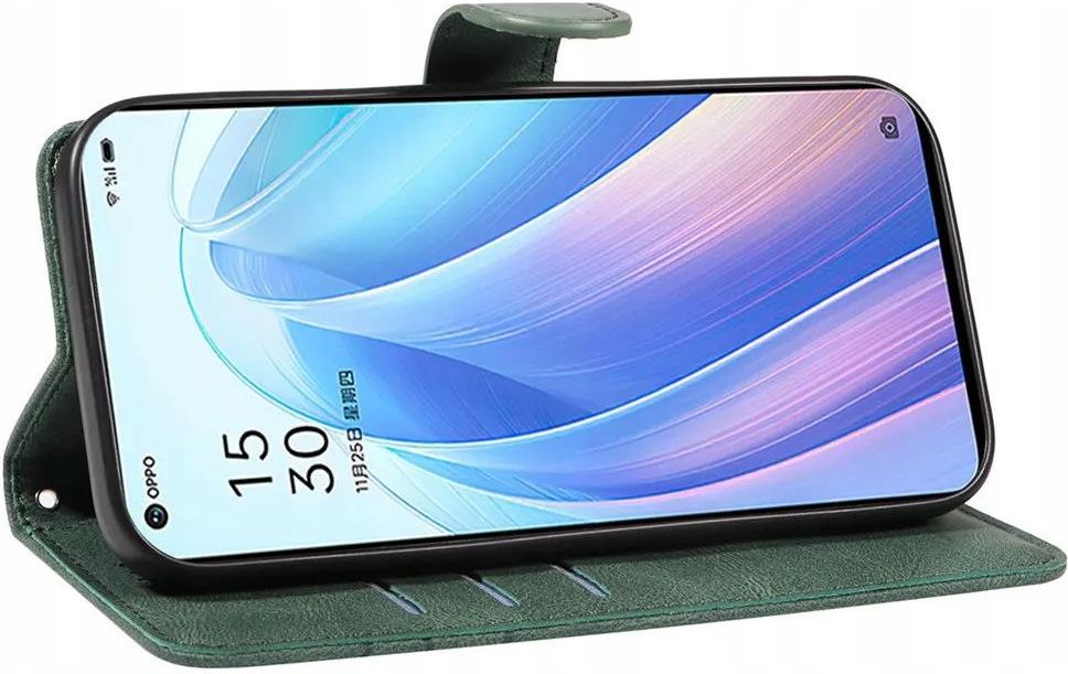 Custodia Cover compatibile con OPPO Reno11 5G,Custodia in pelle con slot per sign a portafoglio,Protezione RFID,custodia in pelle per OPPO Reno11 5G