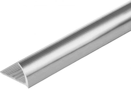 Profil krawędziowy owalny aluminium poler CEZAR 12mm 2,5m Srebrny