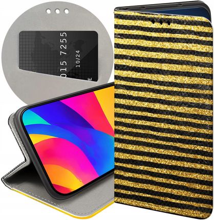 Hello Case Etui Z Klapką Do Samsung Galaxy Xcover 4 4S Złoto Gold Rich Futerał