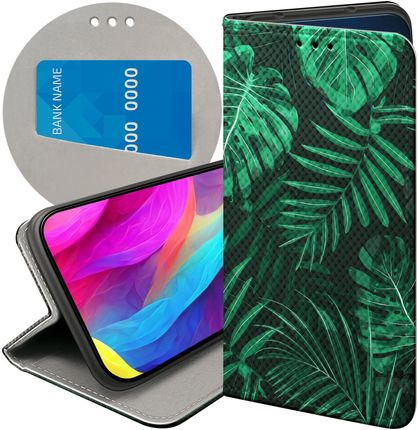 Hello Case Etui Z Klapką Do Huawei Honor X7A Liście Liściaste Natura Futerał