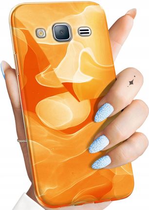 Hello Case Etui Do Samsung Galaxy J3 2016 Pomarańczowe