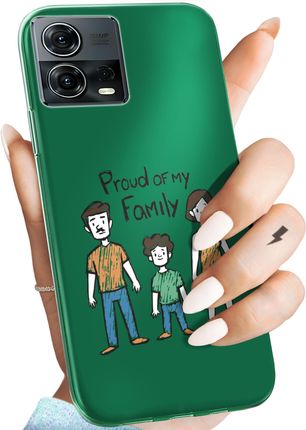 Hello Case Etui Do Motorola Moto S30 Pro 5G Edge 30 Fusion Rodzina Familia Dom