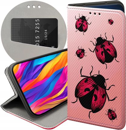 Hello Case Etui Z Klapką Do Xiaomi Redmi 7 Biedronka Biedronką Ladybug Futerał