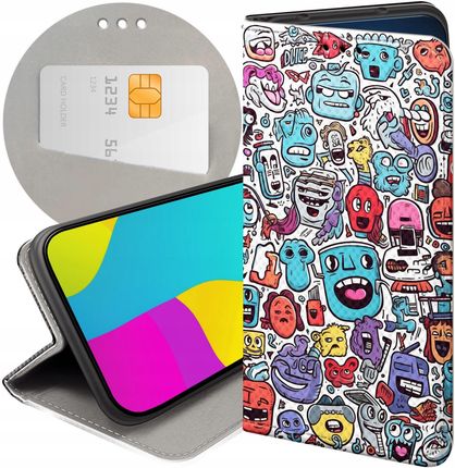 Hello Case Etui Do Xiaomi Redmi 12C 11A Poco C55 Doodle Zwierzęta