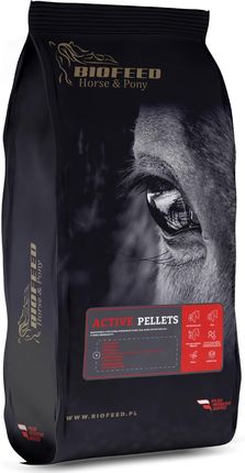 Pasza granulat dla koni sportowych BIOFEED Horse & Pony Active Pellets 25 kg