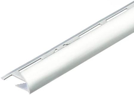 Profil krawędziowy owalny aluminium naturalne CEZAR 10mm 2m Srebrny