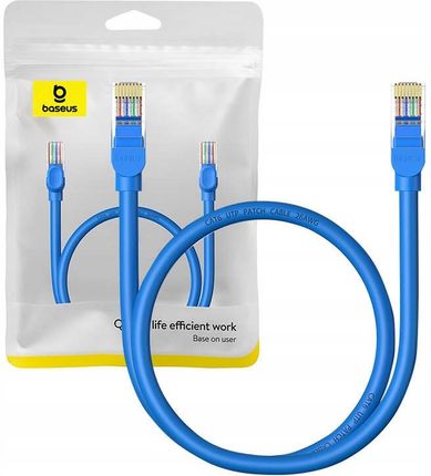 Baseus sieciowy Ethernet RJ45, Cat.6, 0,5m (niebieski) (B0013320431100)