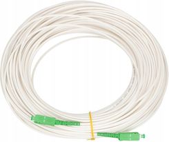 Extralink patchcord jednomodowy SC/APC-SC/APC LSOH simplex G.657A2 3mm 25m biały EX16316
