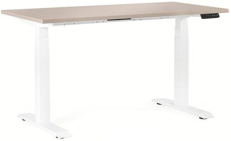 Unique Biurko Elektryczne Fighter Single Desk 140x70cm Beżowy Blat