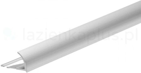 Profil krawędziowy owalny aluminium anoda CEZAR 12mm 2,5m Srebrny