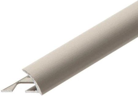 Profil krawędziowy owalny aluminium anoda CEZAR 10mm 2,5m Szampan
