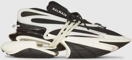 BALMAIN Czarno-białe sneakersy damskie Unicorn