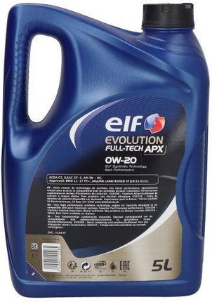 Elf Evolution Full Tech Apx 0W20 5l - zdjęcie 2