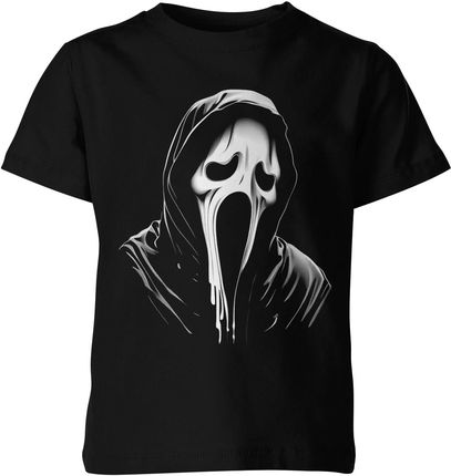 Ghostface Krzyk Dziecięca koszulka (140, Czarny)