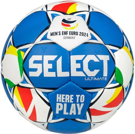 Select Ultimate Ehf Euro Men V24 Handball 200028, Unisex, Piłki Do Piłki Ręcznej, Niebieskie