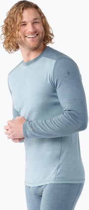 Longsleeve Termoaktywny Męski Smartwool Merino 250 Baselayer Crew Boxed Pewter Blue-Lead