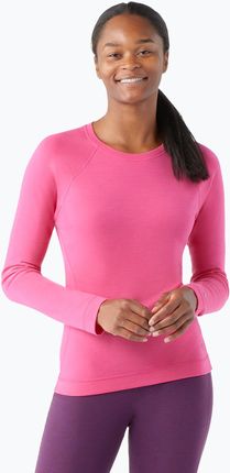 Longsleeve Termoaktywny Damski Smartwool Merino 250 Baselayer Crew Boxed Power Pink