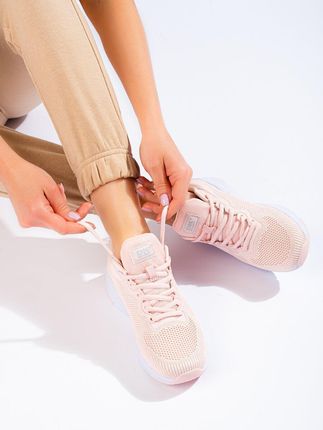 Różowe buty sportowe damskie DK-39