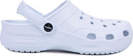 KLAPKI KROKSY buty LEKKIE chodaki PIANKOWE białe