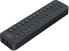 Hub USB-A Orico 13x USB 3.1 5Gbps BC 1.2 60W - czarny (CT2U3-13AB-EU-BK-BP)
