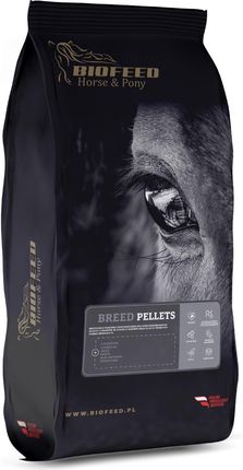 Pasza granulat dla koni hodowlanych klaczy i ogierów BIOFEED Horse & Pony Breed Pellets 25 kg