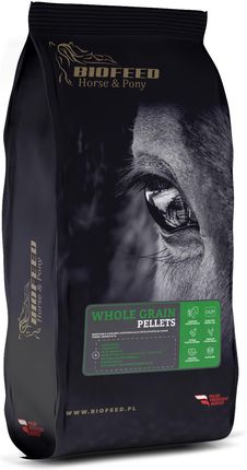 Pasza dla koni granulat pełne ziarno BIOFEED Horse & Pony Whole Grain Pellets 25 kg