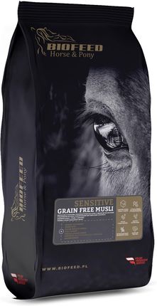 Musli dla koni wrażliwych BIOFEED Horse & Pony Sensitive Grain Free Musli 20 kg