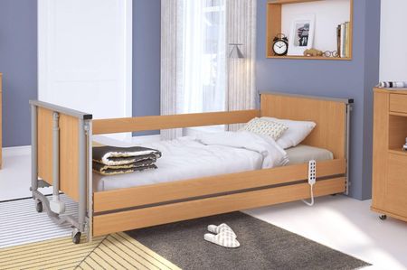 Łóżko Rehabilitacyjne Regulowane Taurus 2 Low Z Możliwością Obniżenia Pozycji Leża Rehabed Rodzaj Leża Drewniane Standardowe Kolory Ramy Łóżka 