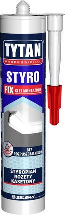 TYTAN PROFESSIONAL klej montażowy STYRO FIX do styropianu biały 290 ml