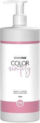 Maska do włosów Mila Simply Color Protect Vitamin Mask farbowanych 950ml